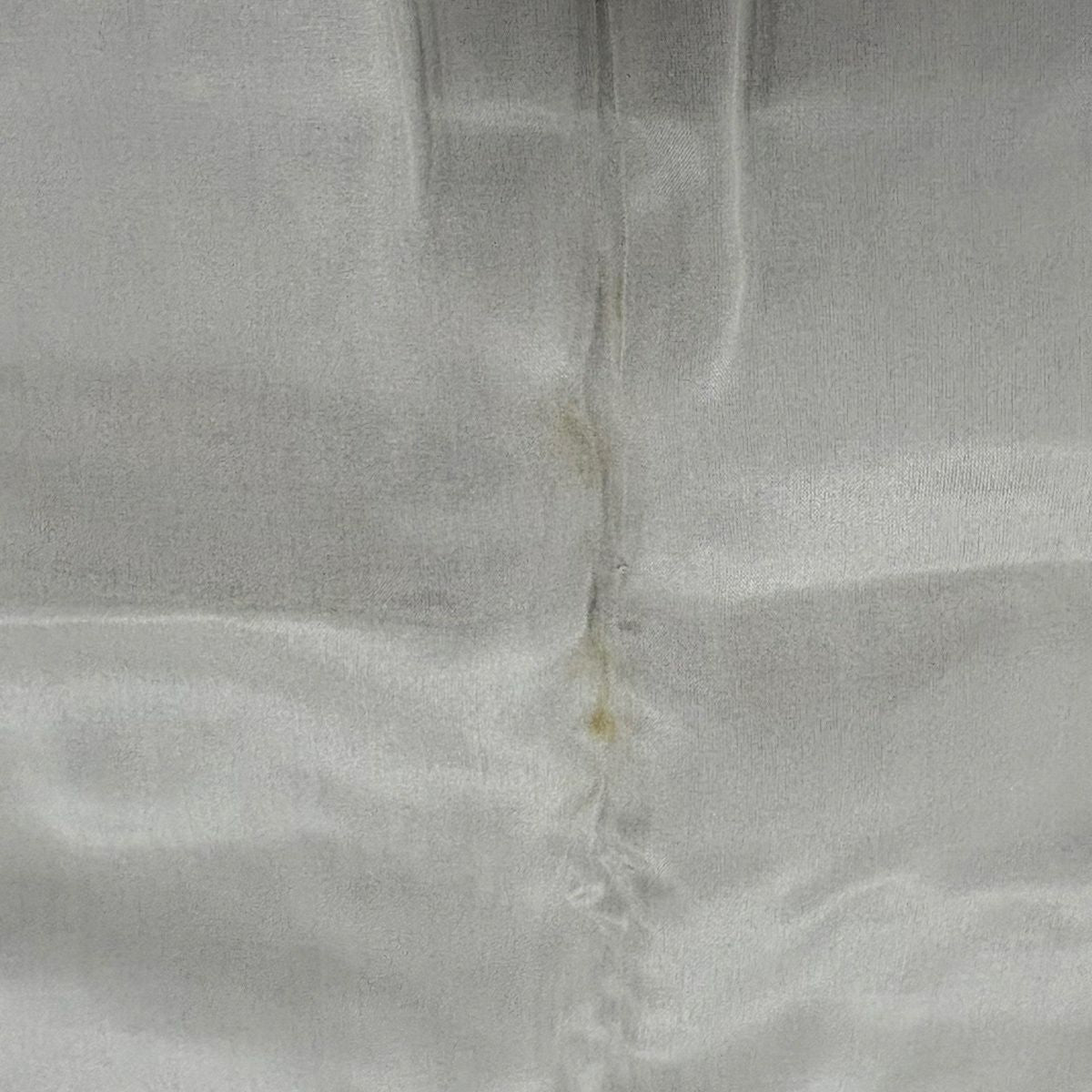 【美品】 小紋 身長161.5cm 袖長65cm M 雙層 草花紋紋 菱 茶綠 純蠶絲 秀品級