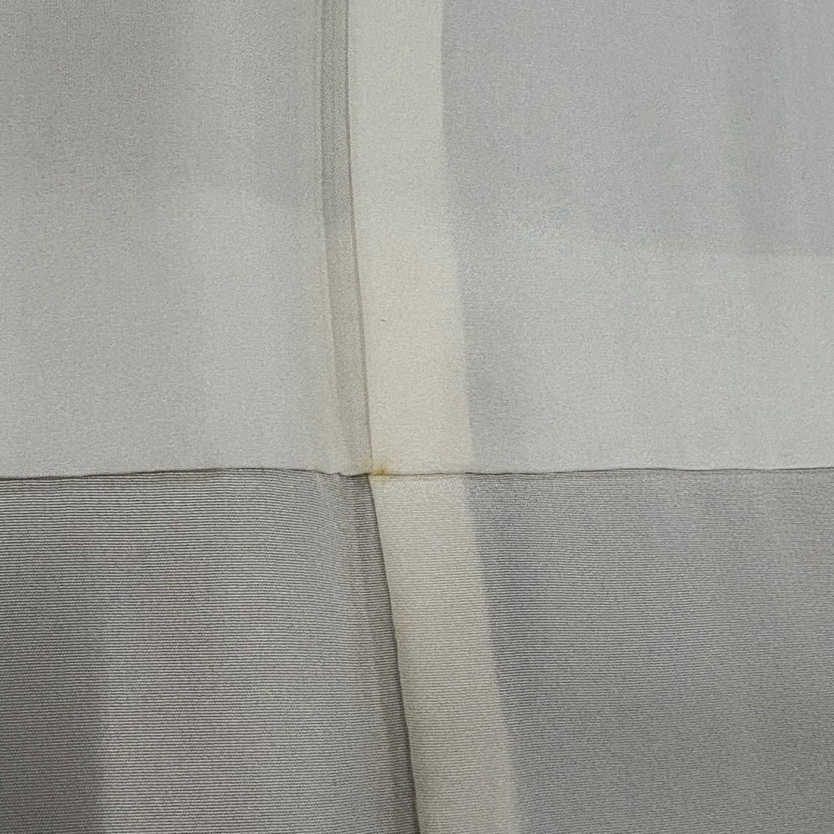 訪問服 身長159cm 袖長66cm M 雙層 草花紋紋 金銀彩 茶 純蠶絲 秀品級 一つ紋