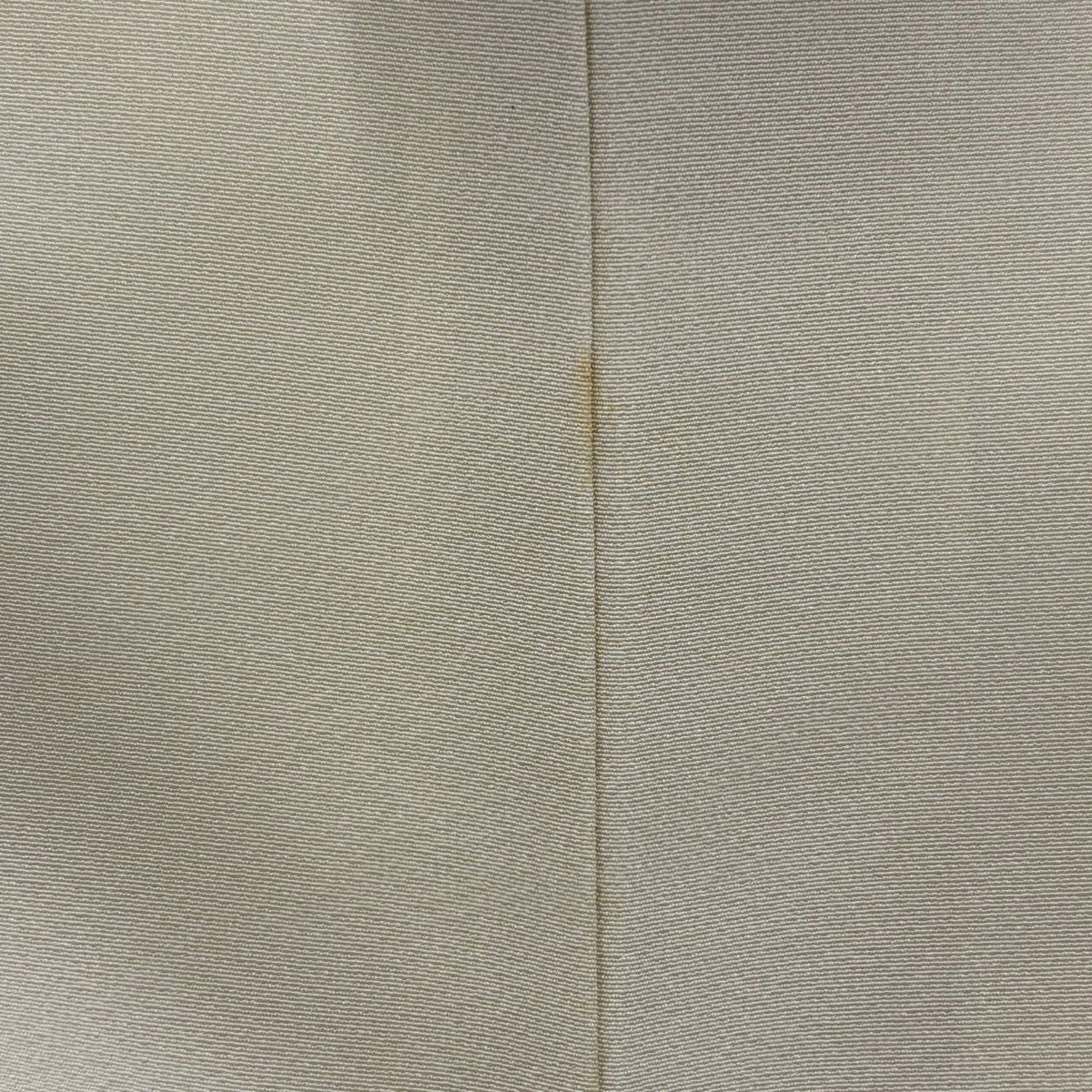訪問服 身長162cm 袖長65cm M 雙層 椿 形狀 染分 淺米色 純蠶絲 名品級