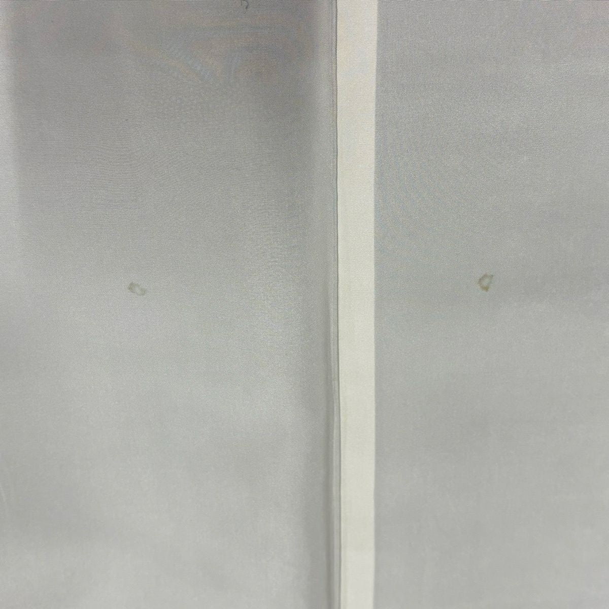 【美品】 紬織 身長167cm 袖長66cm M 雙層 幾何圖案 灰綠 純蠶絲 秀品級