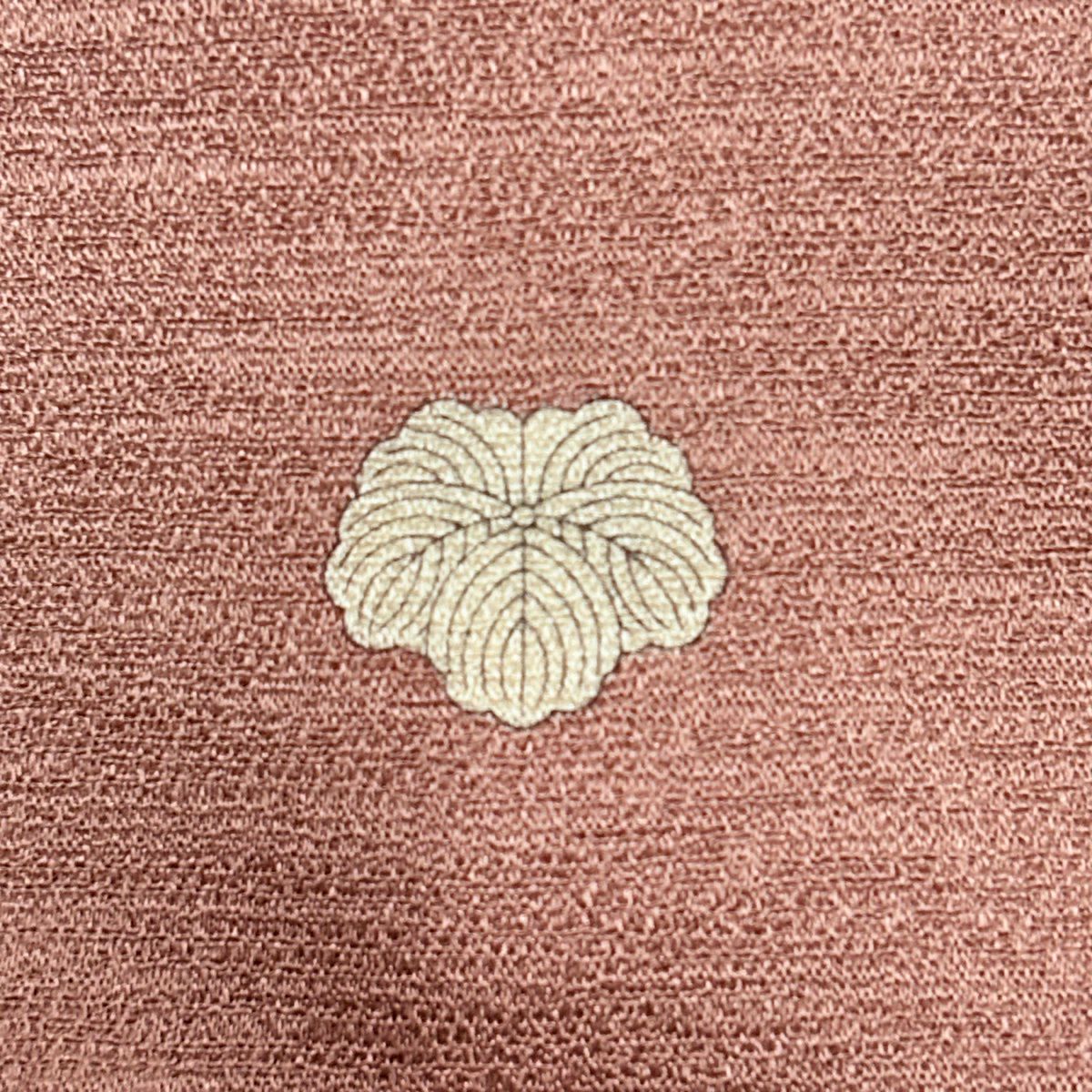 色留袖禮服 身長168cm 袖長62cm S 雙層 堀省平 落款 花唐草紋 花鳥 金銀彩 漸層 薄小豆 純蠶絲 秀品級 五つ紋