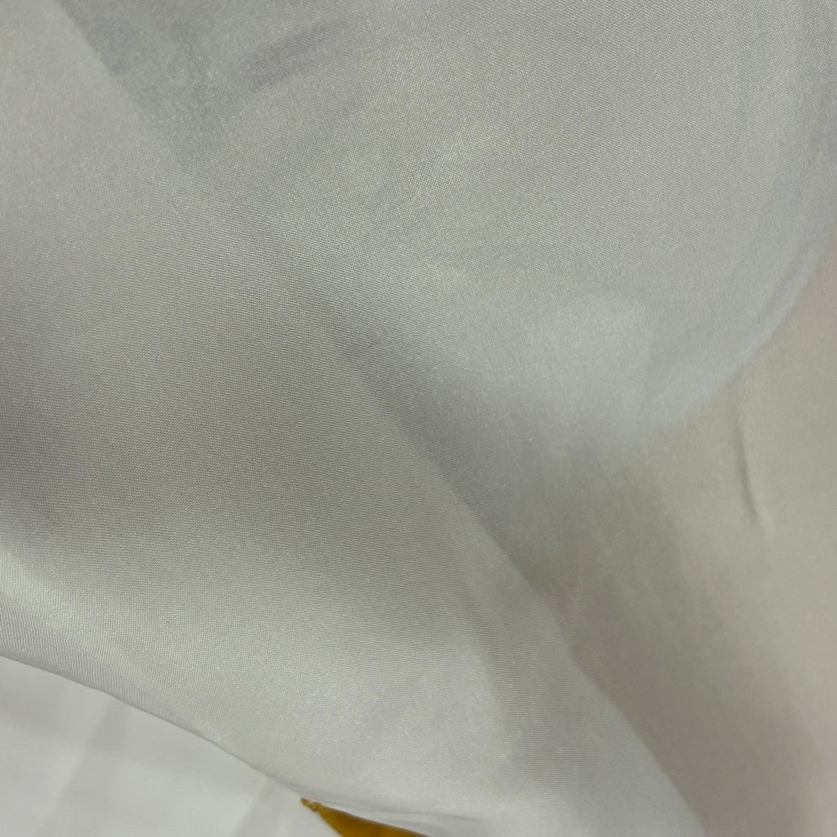 振袖禮服 身長161.5cm 袖長64.5cm M 雙層 花丸紋 流水 金彩裝飾 山吹 純蠶絲 秀品級