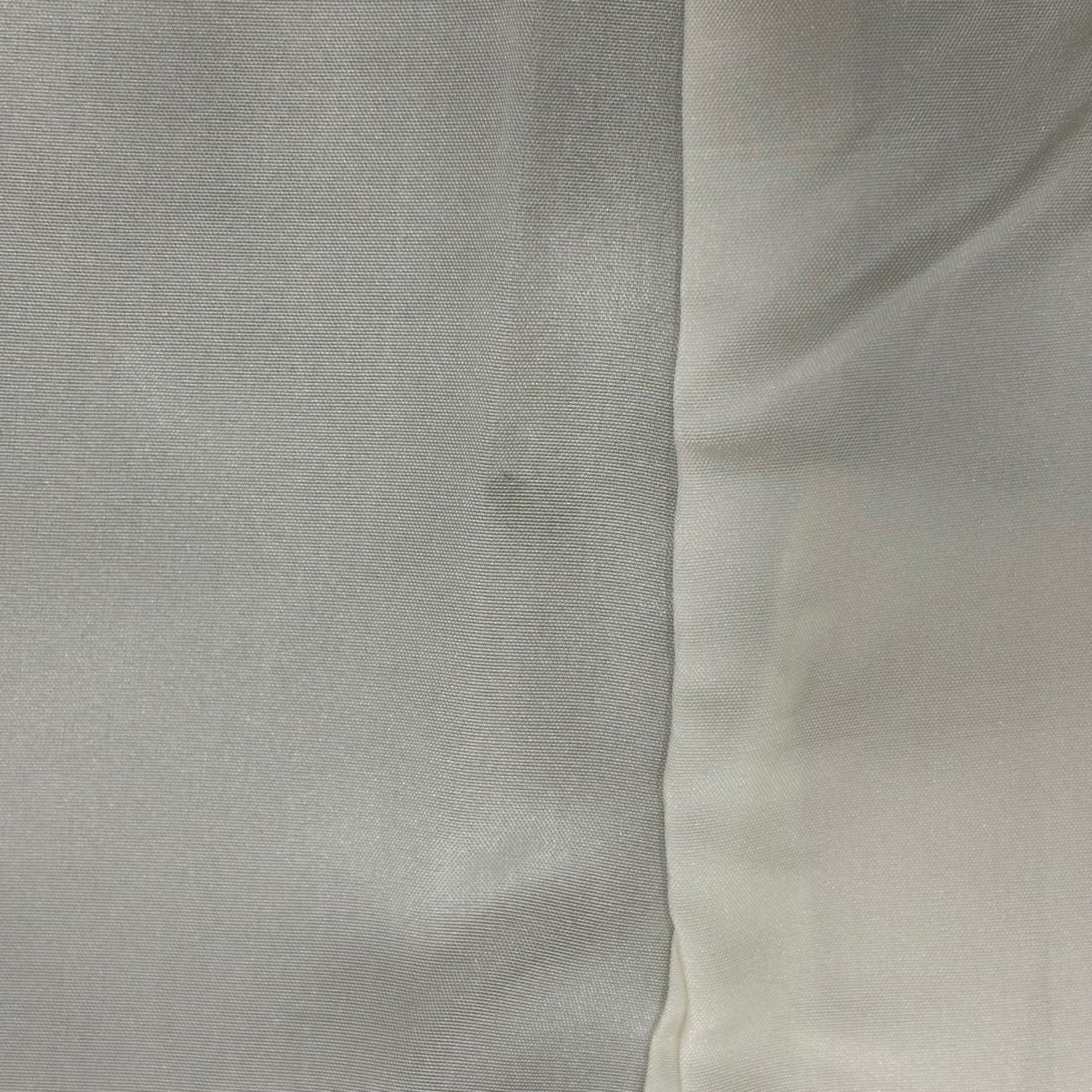 【美品】 小紋 身長154.5cm 袖長62.5cm S 雙層 落款あり 菊花唐草紋 よもぎ色 純蠶絲 秀品級
