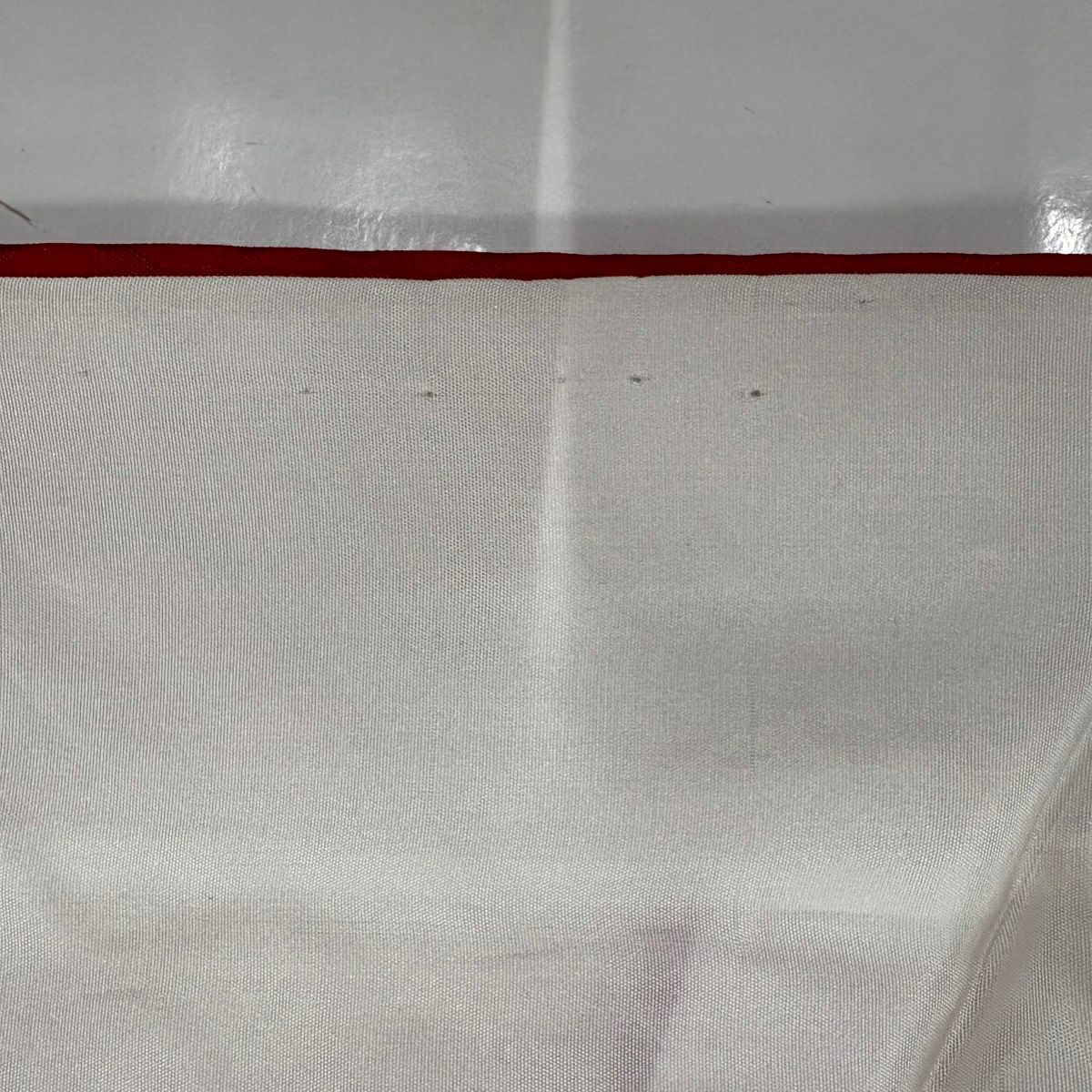 【美品】振袖禮服 身長159cm 袖長64cm M 雙層 笠松樹 仙鶴 辻花染 紅 純蠶絲 秀品級