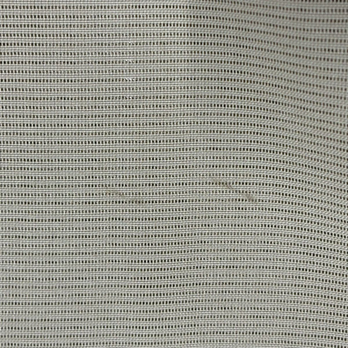 付下 身長166cm 袖長63.5cm S 薄物 絽 螳螂 葉子 銀線 刺繡 淺茶 純蠶絲 名品級 一個紋