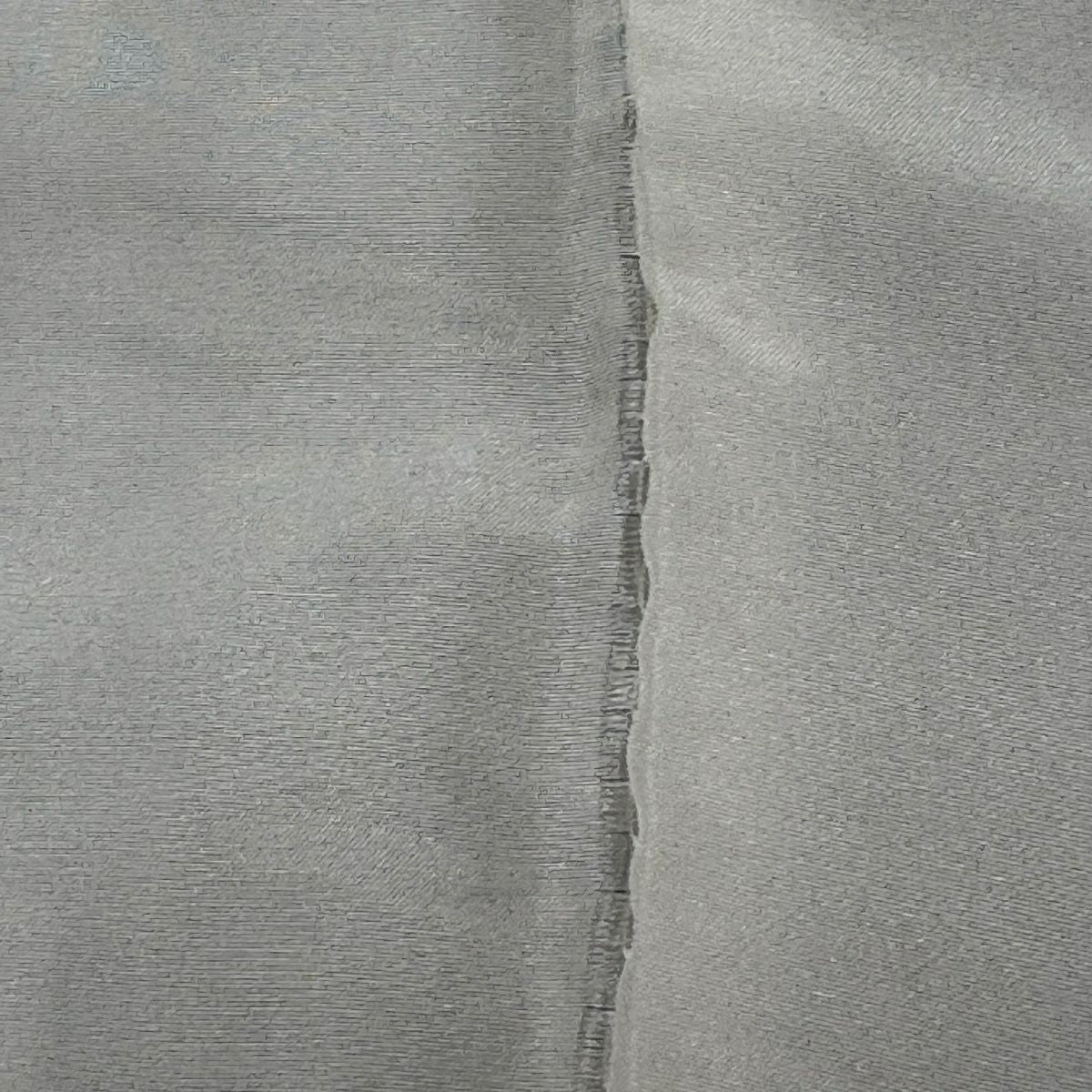 付下 身長165cm 袖長68cm L 雙層 草花紋紋 金糸刺繡 灰 純蠶絲 秀品級