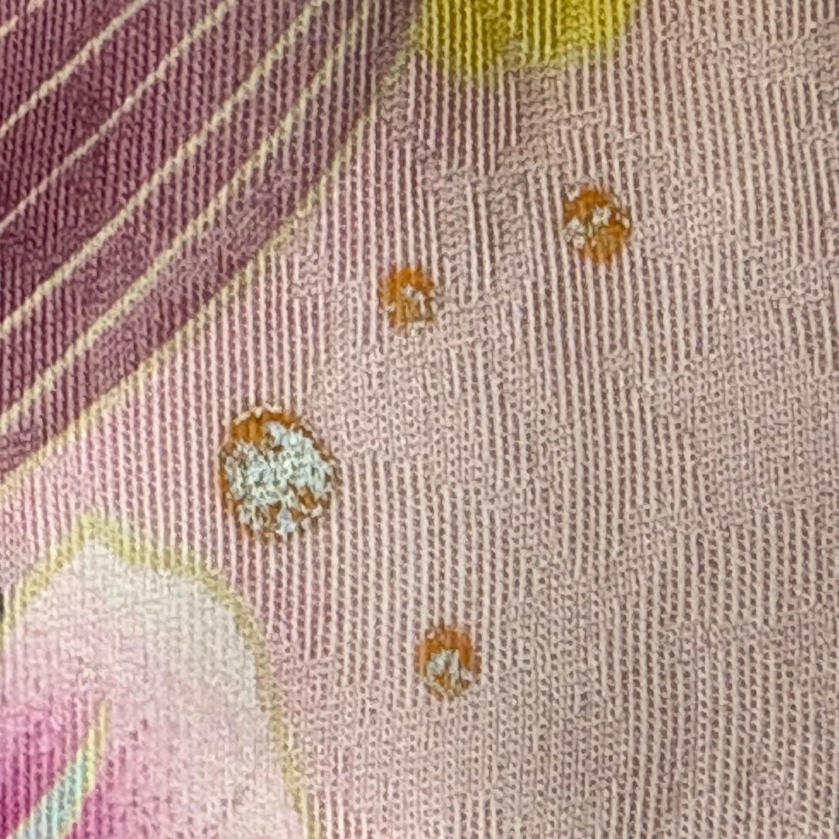 振袖禮服 身長168cm 袖長69.5cm L 雙層 牡丹 草花紋紋 刺繡 金金箔 黑 純蠶絲 名品級