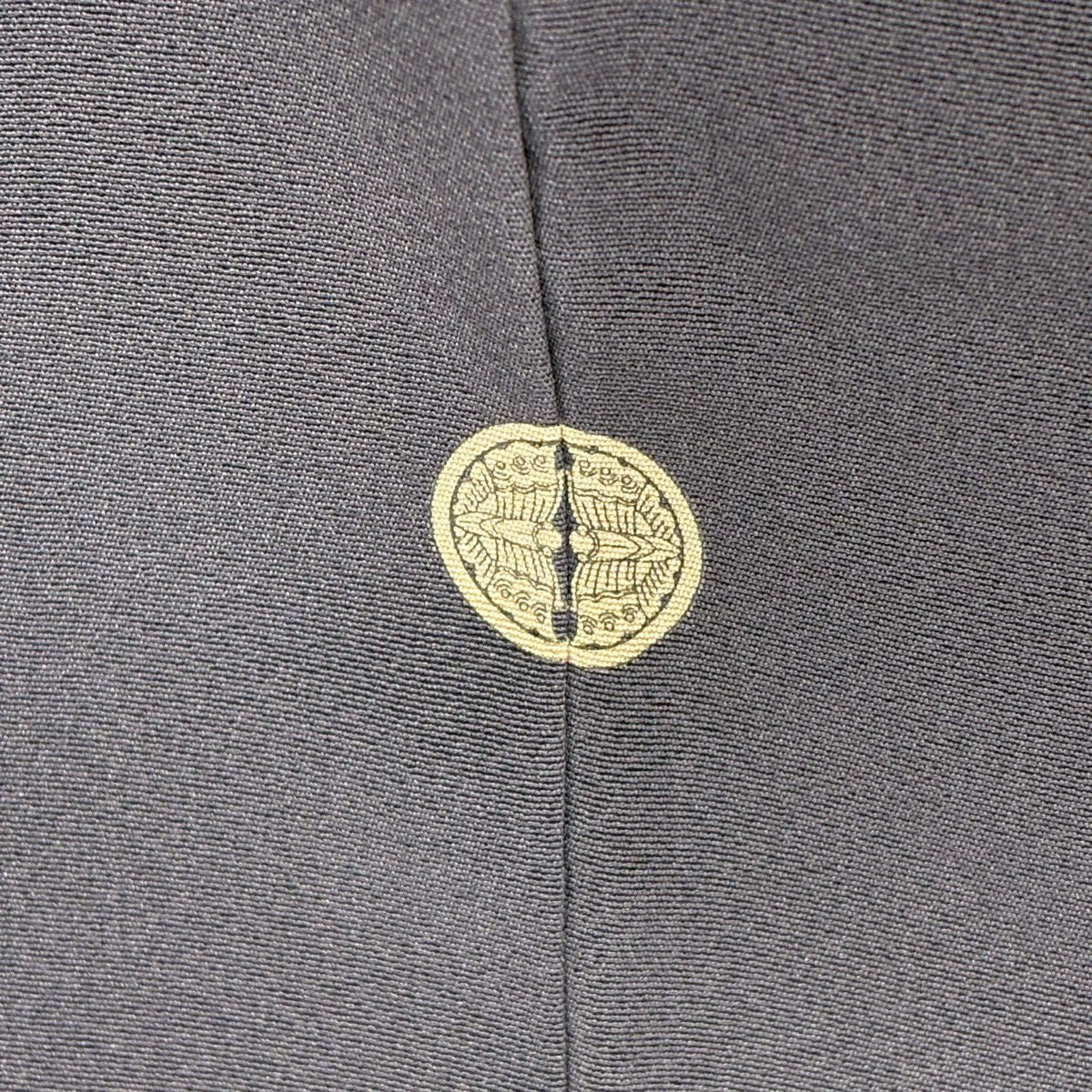 灰紫色留袖禮服 身長160.5cm 袖長64cm M 雙層 有落款 人物 風景 漸層 純蠶絲 名品級 三つ紋