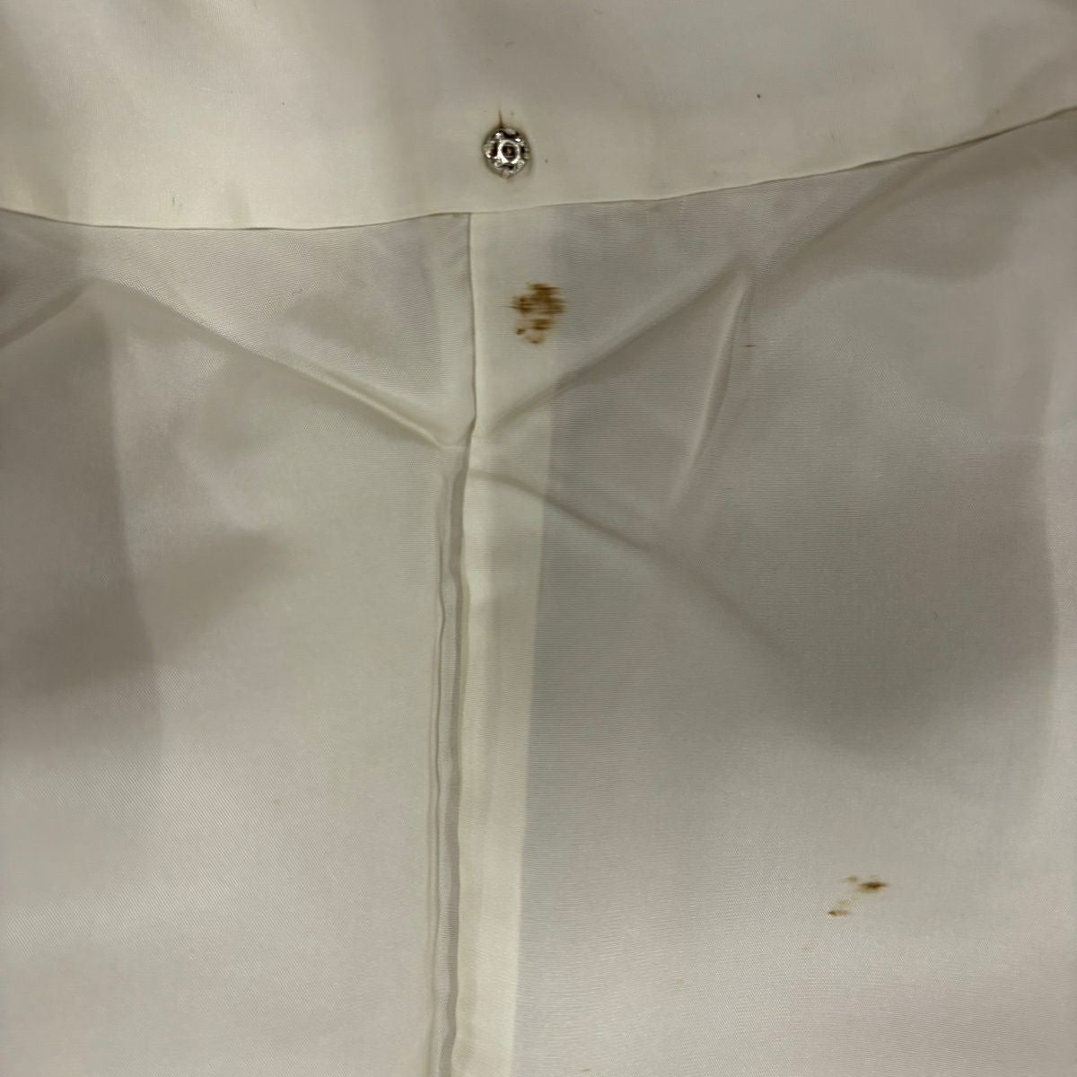 【美品】振袖禮服 身長158cm 袖長65.5cm M 雙層 地紋 芥末色 純蠶絲 名品級