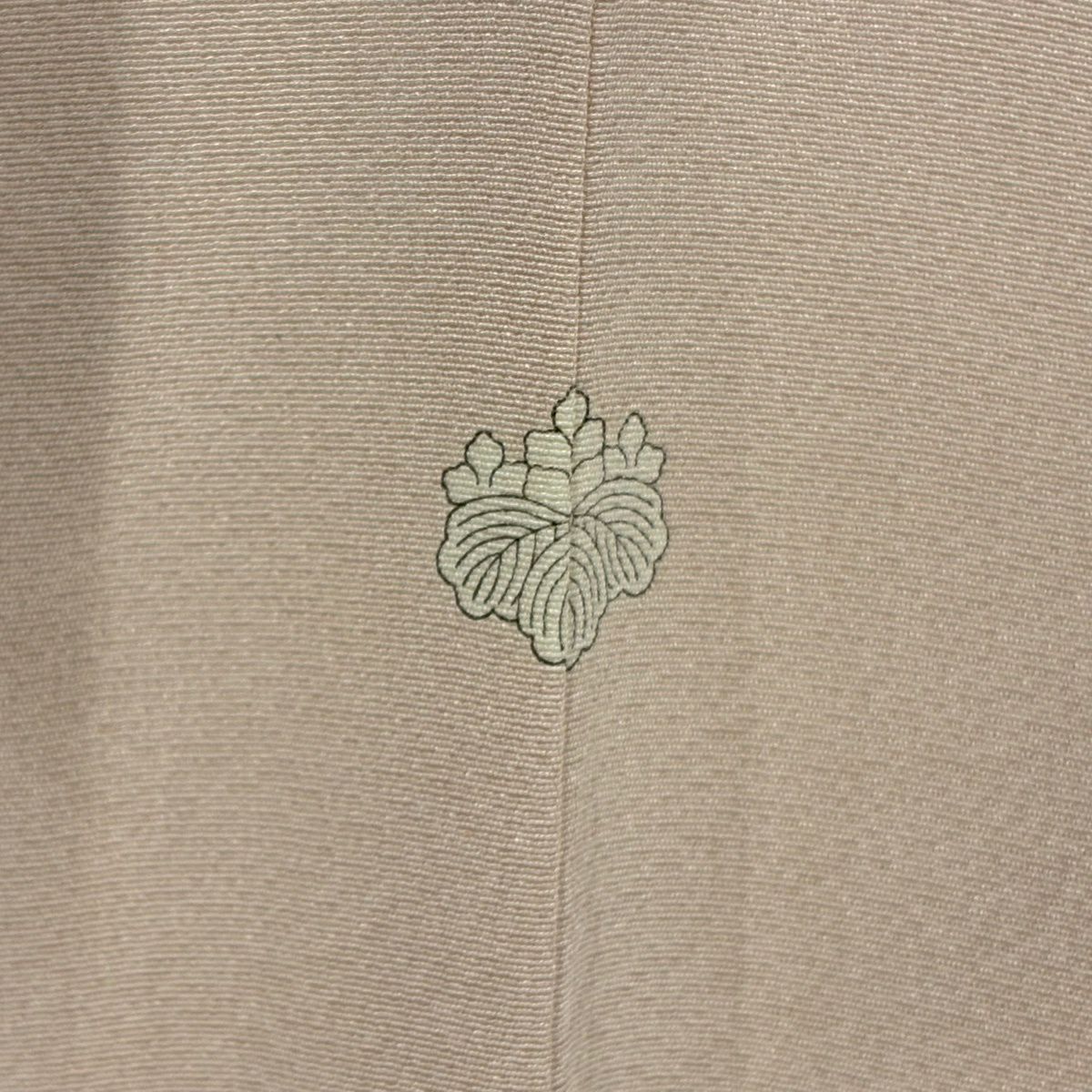 【美品】 色留袖禮服 身長157cm 袖長63.5cm S 雙層 大和 枝梅花 橋 金絲 金銀彩 淺粉色 純蠶絲 秀品級 一個紋