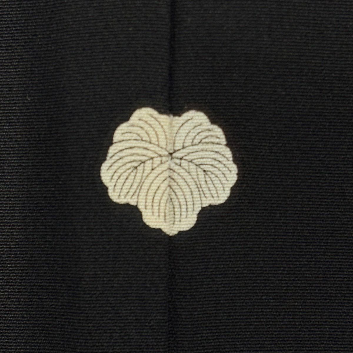 黑留袖禮服 身長156cm 袖長63.5cm S 雙層 扇子 松樹梅花 金絲 金銀彩 黑 純蠶絲 優品級