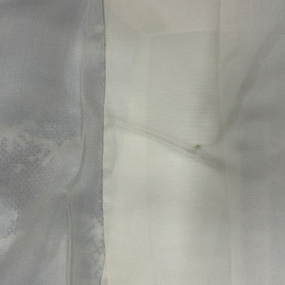 【美品】 紬織 身長157cm 袖長62cm S 雙層 枝葉 霞 青紫 純蠶絲 秀品級