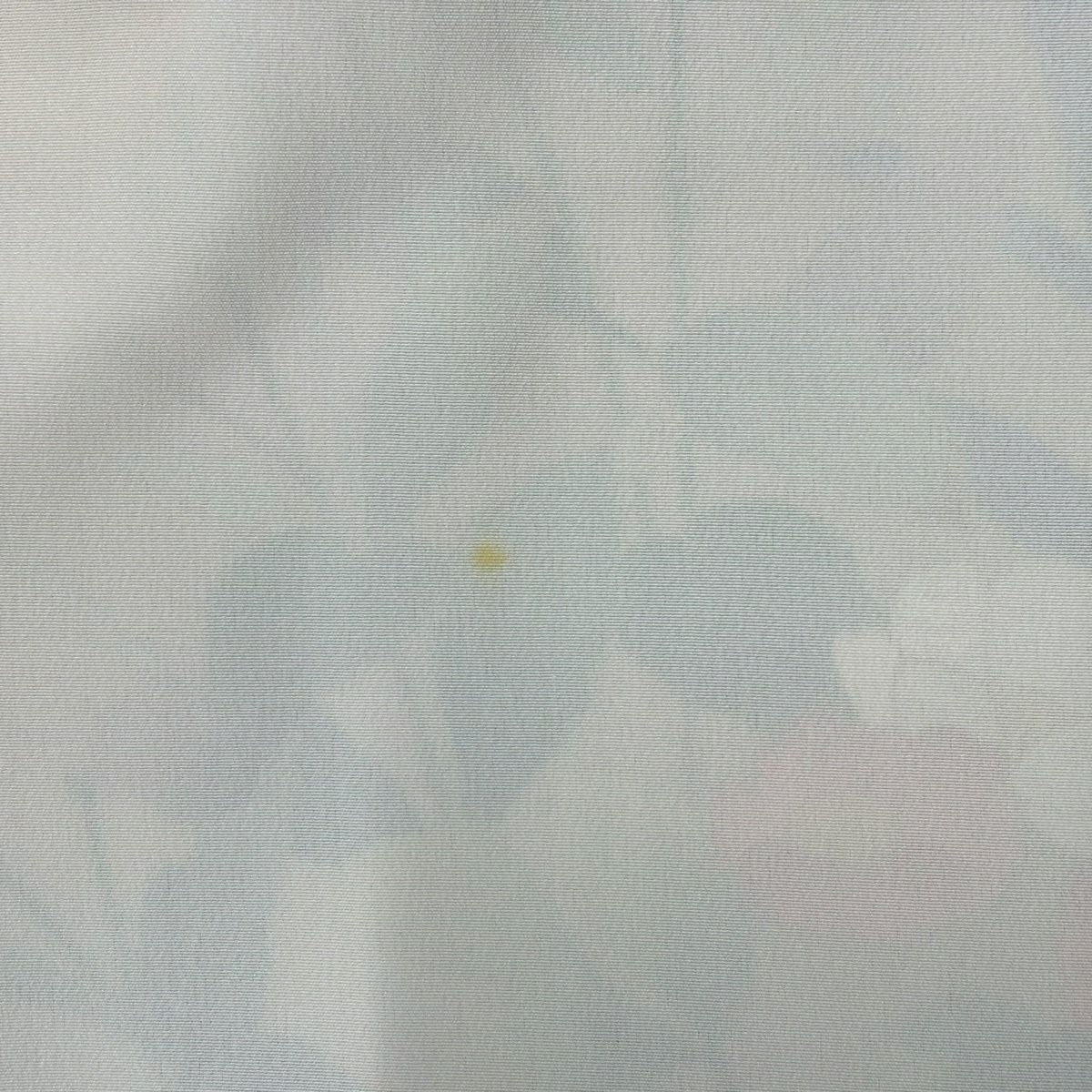 【美品】訪問服 身長164cm 袖長66cm M 雙層 草花紋紋 漸層 鮭粉色 純蠶絲 優品級