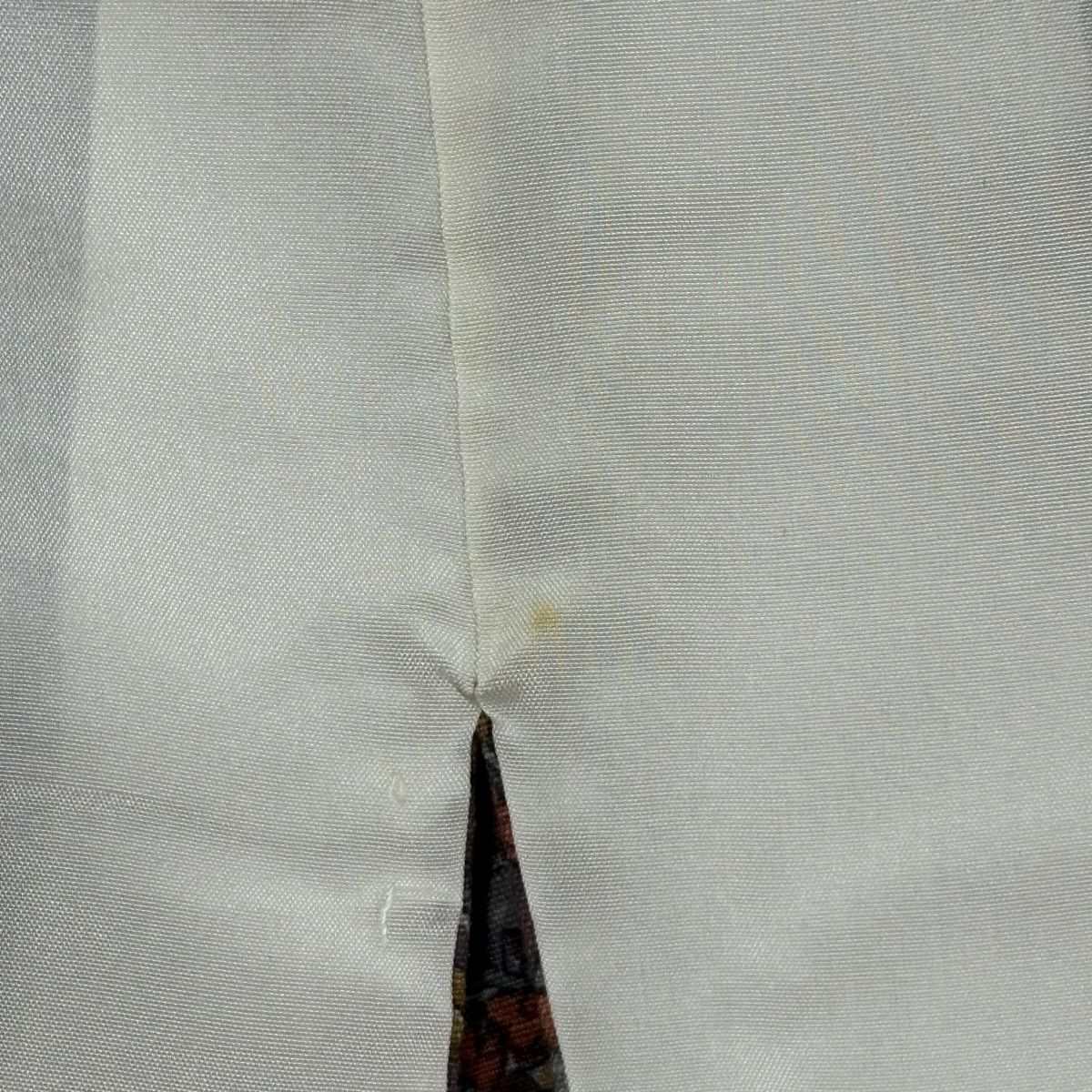 【美品】 小紋 身長152cm 袖長63.5cm S 雙層 紬織織 草花紋紋 灰紫 純蠶絲 優品級