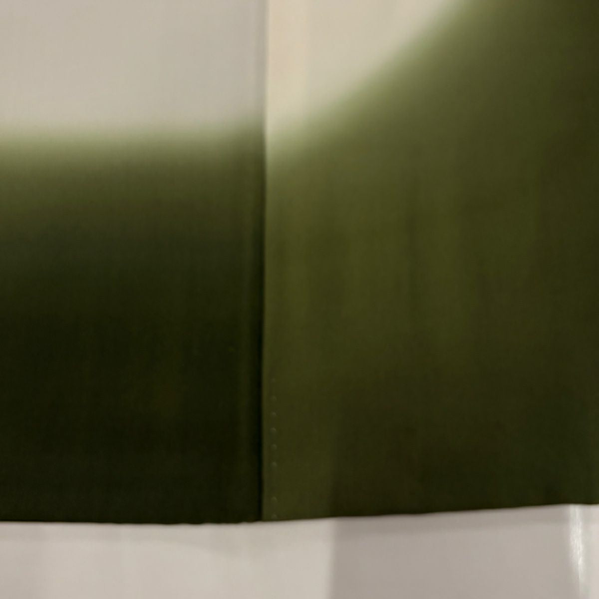 【庫存清倉】 付下 身長162cm 袖長65.5cm M 雙層 萩 扇子 金通刺繡 灰色 純蠶絲 優品級
