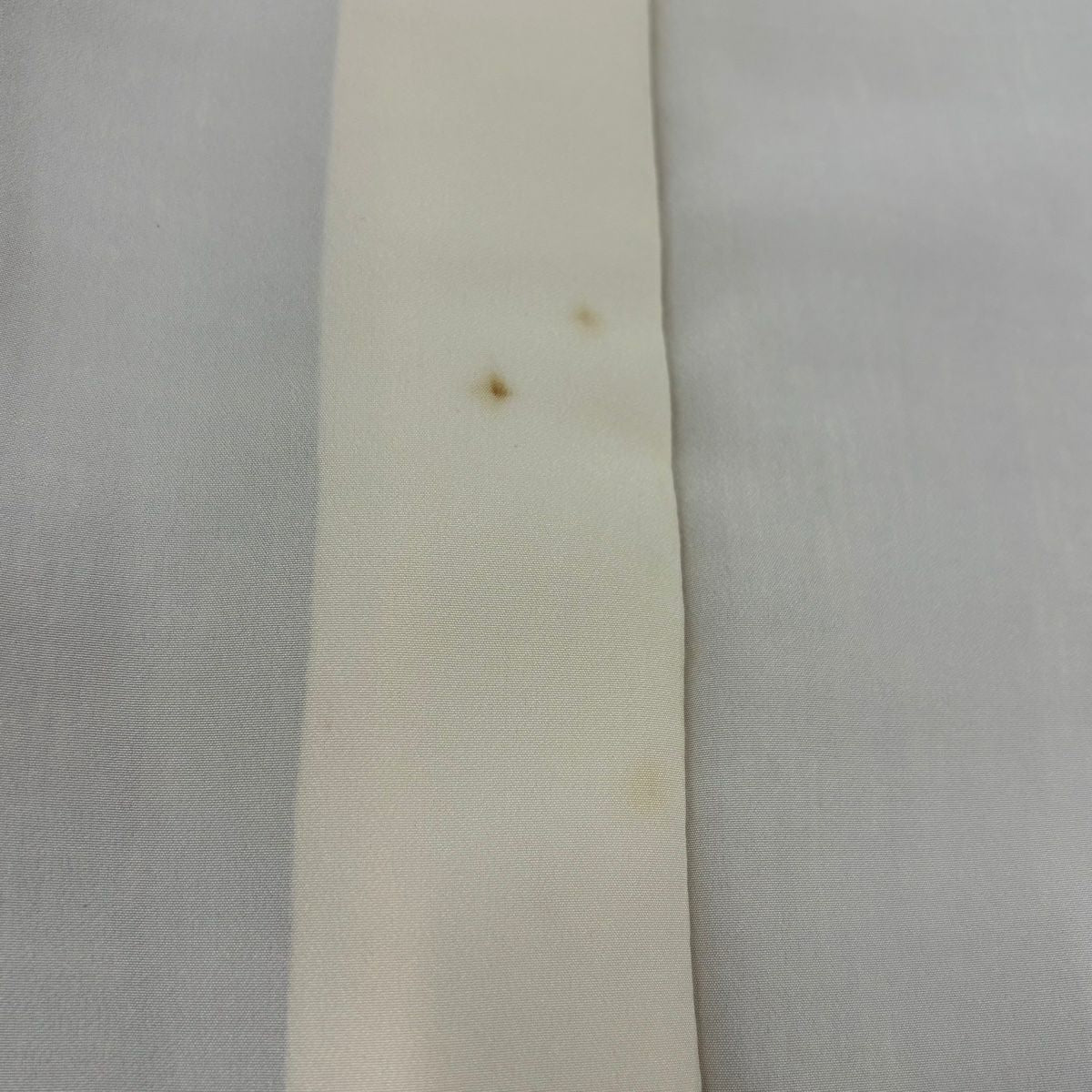 【庫存清倉】 小紋 身長160.5cm 袖長62.5cm S 雙層 菊花花 直條紋 青灰 純蠶絲 優品級