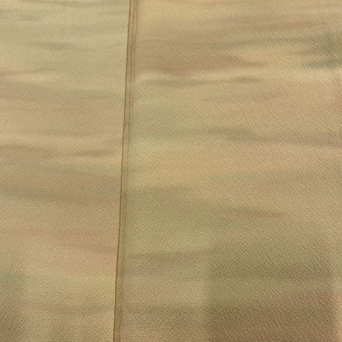 【庫存清倉】 小紋 身長154.5cm 袖長62cm S 雙層 霞 米色 純蠶絲 美品 秀品級