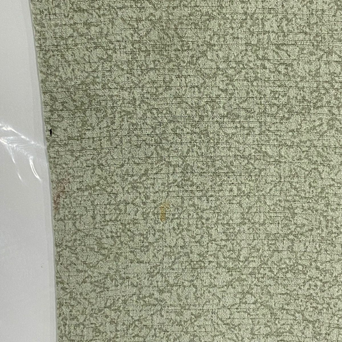 【庫存清倉】 付下 身長162cm 袖長65cm M 雙層 破損色紙 貝桶刺繡 金線 灰綠 純蠶絲 優品級