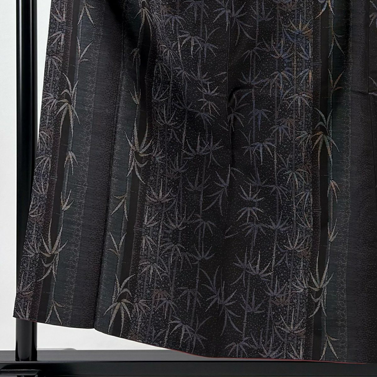 【庫存清倉】 紬織 身長155.5cm 袖長65cm M 雙層 竹子 茶紫 純蠶絲 優品級
