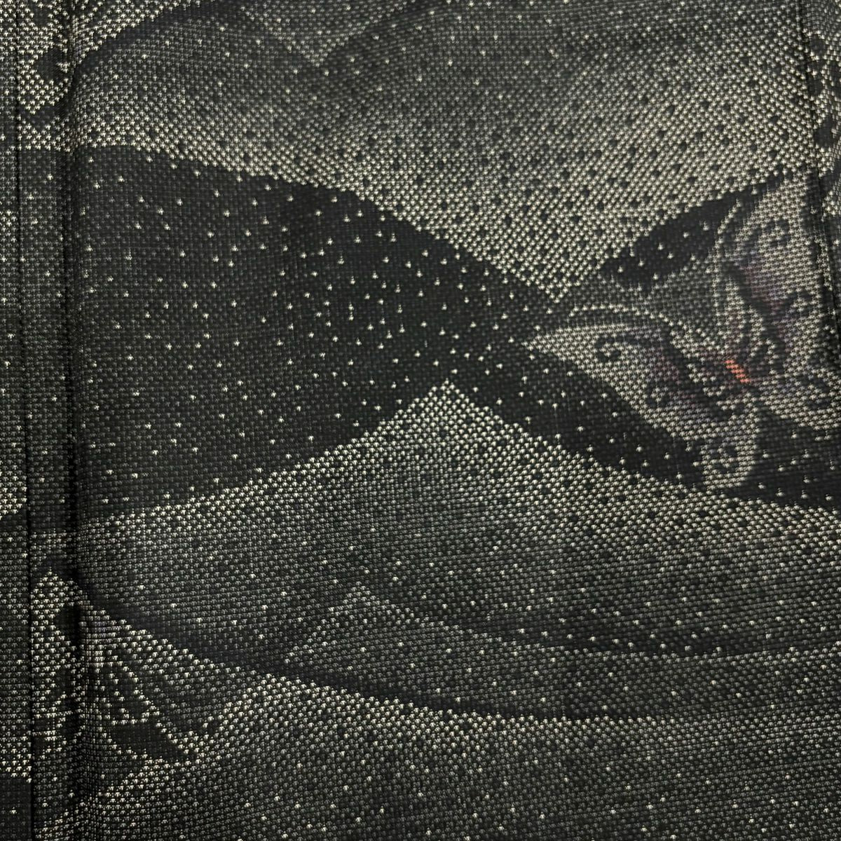 【庫存清倉】 紬織織 身長161cm 袖長63cm S 雙層 蝶 幾何學 灰茶 純蠶絲 優品級