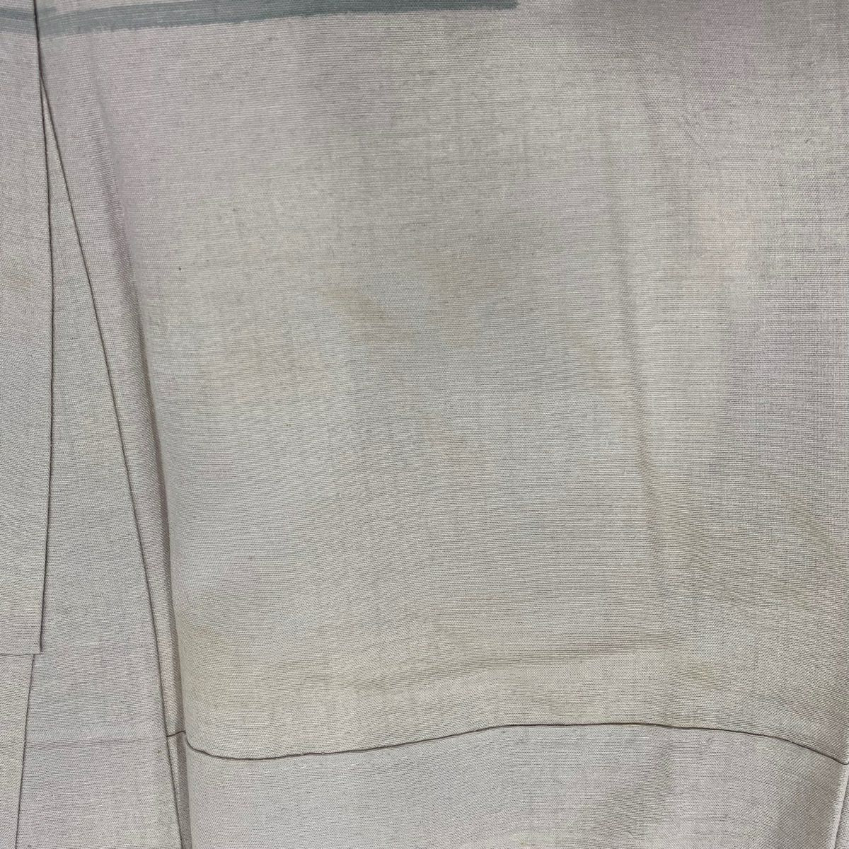 【庫存清倉】訪問服 身長160.5cm 袖長64.5cm M 雙層 紬織織 笠松樹 家屋 金銀彩 淡紫 純蠶絲 優品級