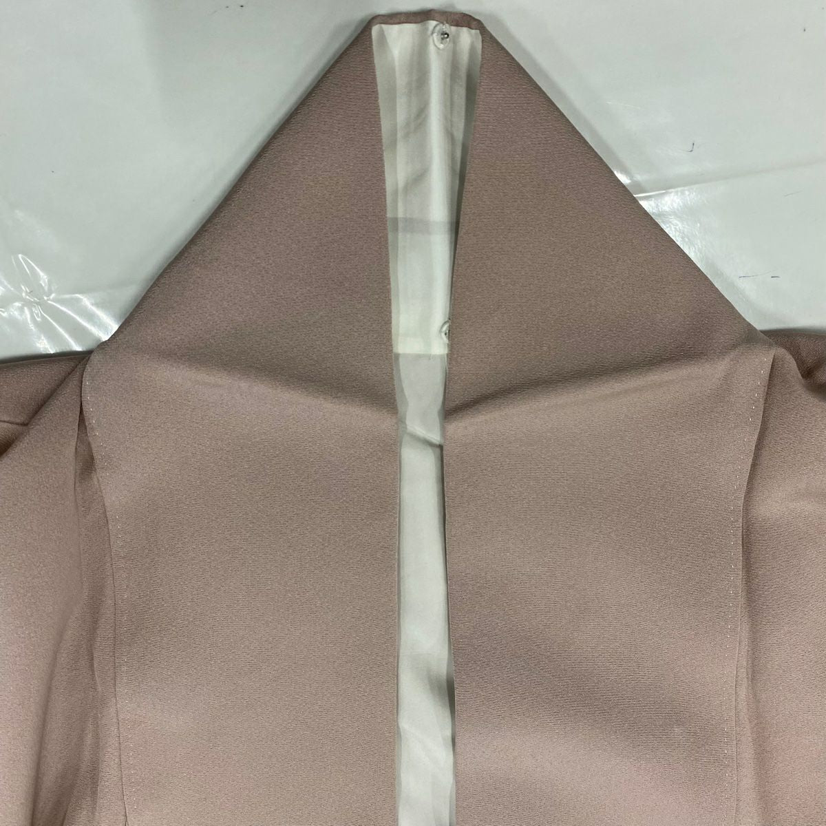 【庫存清倉】 留袖禮服禮服 身長158cm 袖長64.5cm M 雙層 短冊 花鳥 金絲 金銀彩 粉紅 純蠶絲 優品級 一個紋