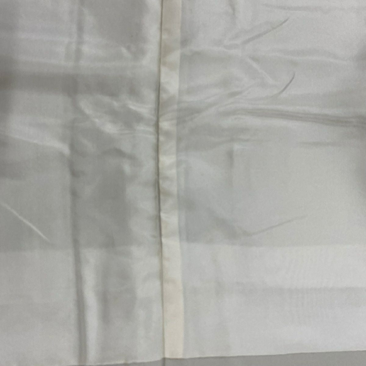 【庫存清倉】訪問服 身長156cm 袖長62cm S 雙層 落款有 童枝葉染分 ぼかし 灰白 純蠶絲 優品級