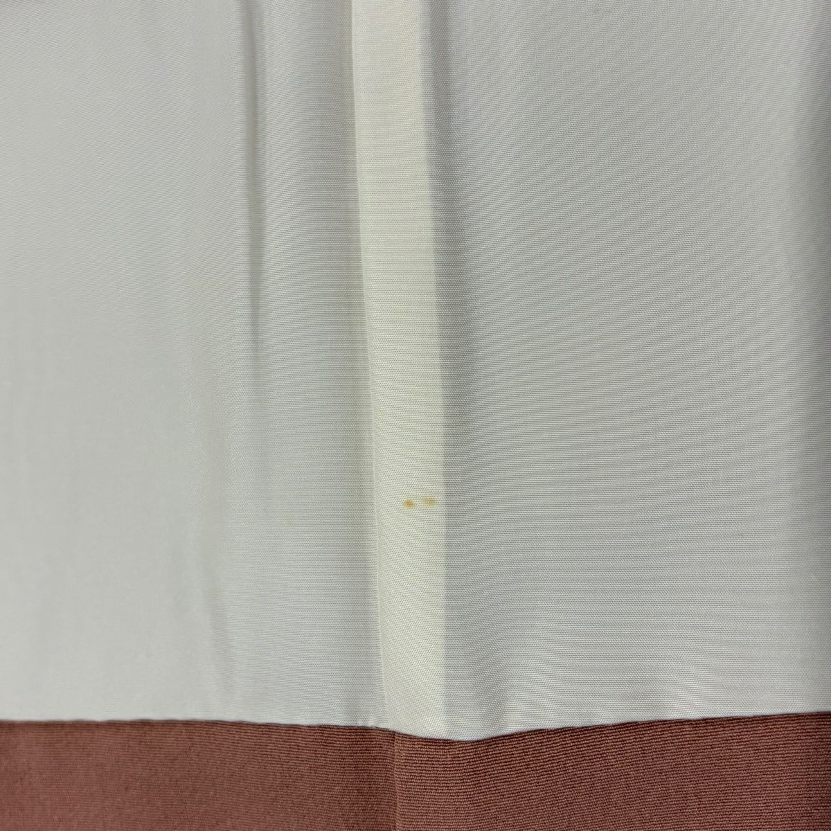 【庫存清倉】 付下 身長162cm 袖長63.5cm S 雙層 地紋 漸層 粉米色 純蠶絲 美品 名品級 一個紋