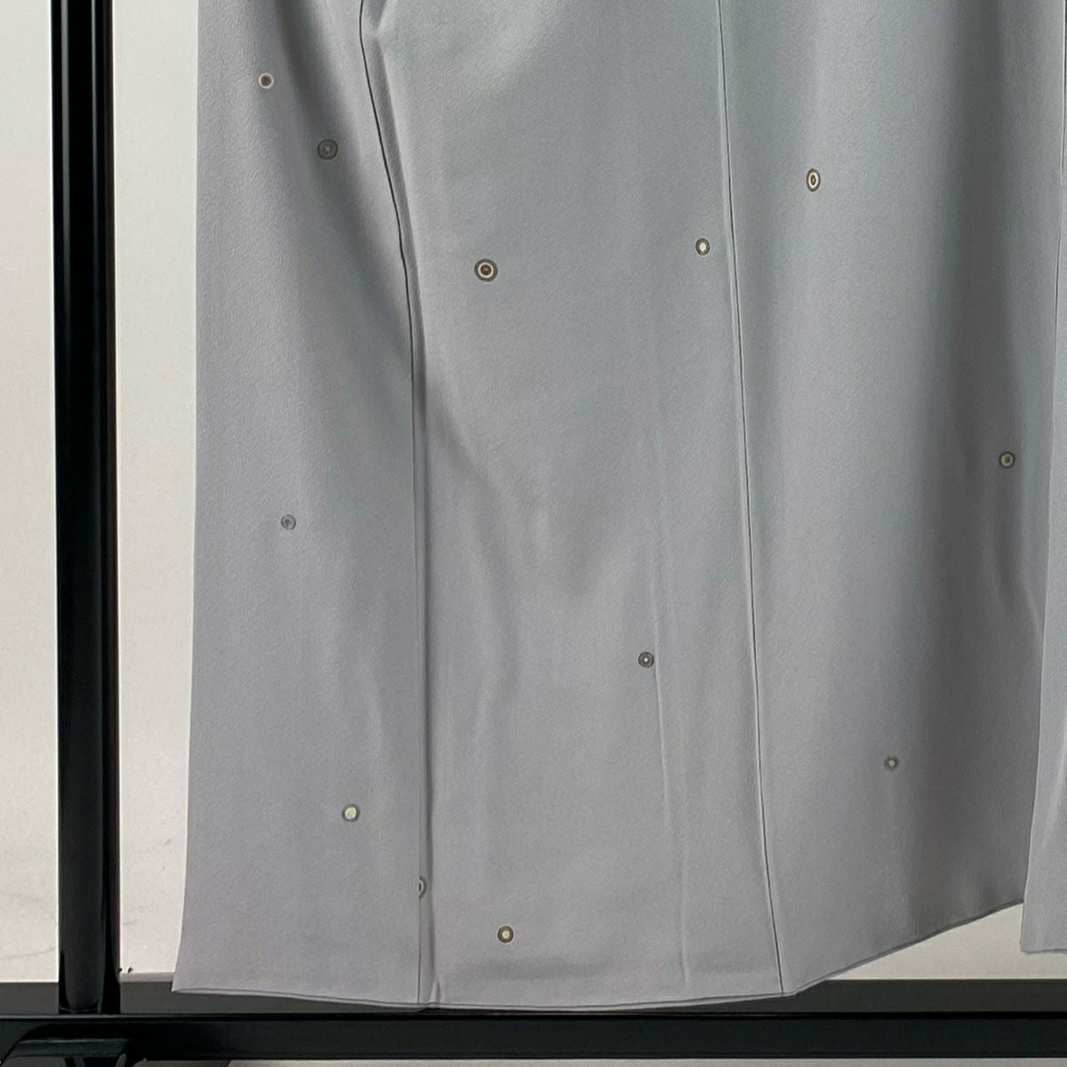 【庫存清倉】 小紋 身長154.5cm 袖長64cm M 雙層 圓文 刺繡 灰紫 純蠶絲 優品級