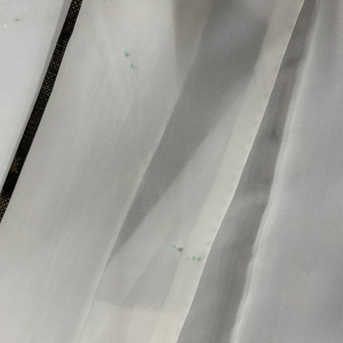 【庫存清倉】 紬織 身長155cm 袖長65cm M 雙層 雪輪 幾何學 焦茶 純蠶絲 美品 秀品級