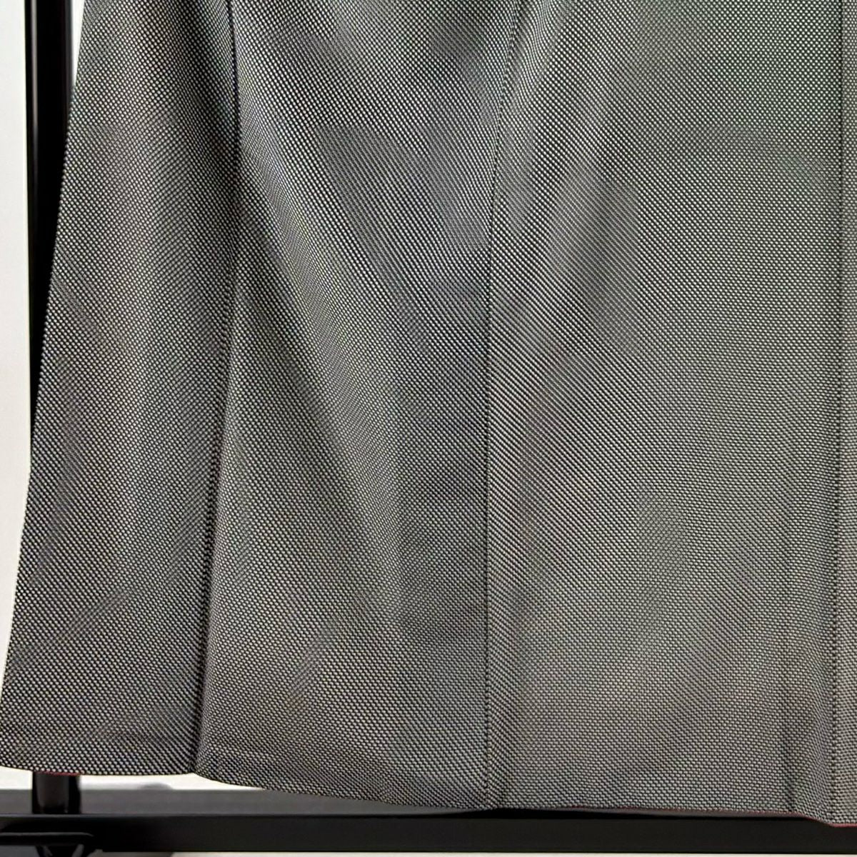 【庫存清倉】 小紋 身長156.5cm 袖長62.5cm S 雙層 點點 黑 純蠶絲 優品級