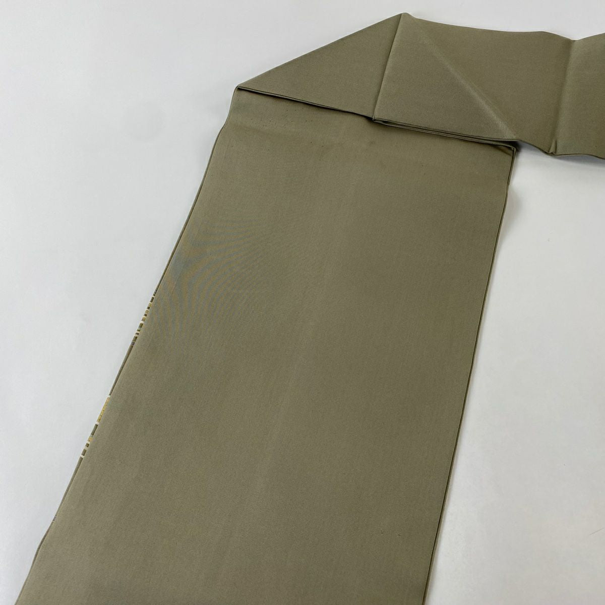 【庫存清倉】 名古屋帶 優品級 幾何學 金銀彩 茶紫 純蠶絲