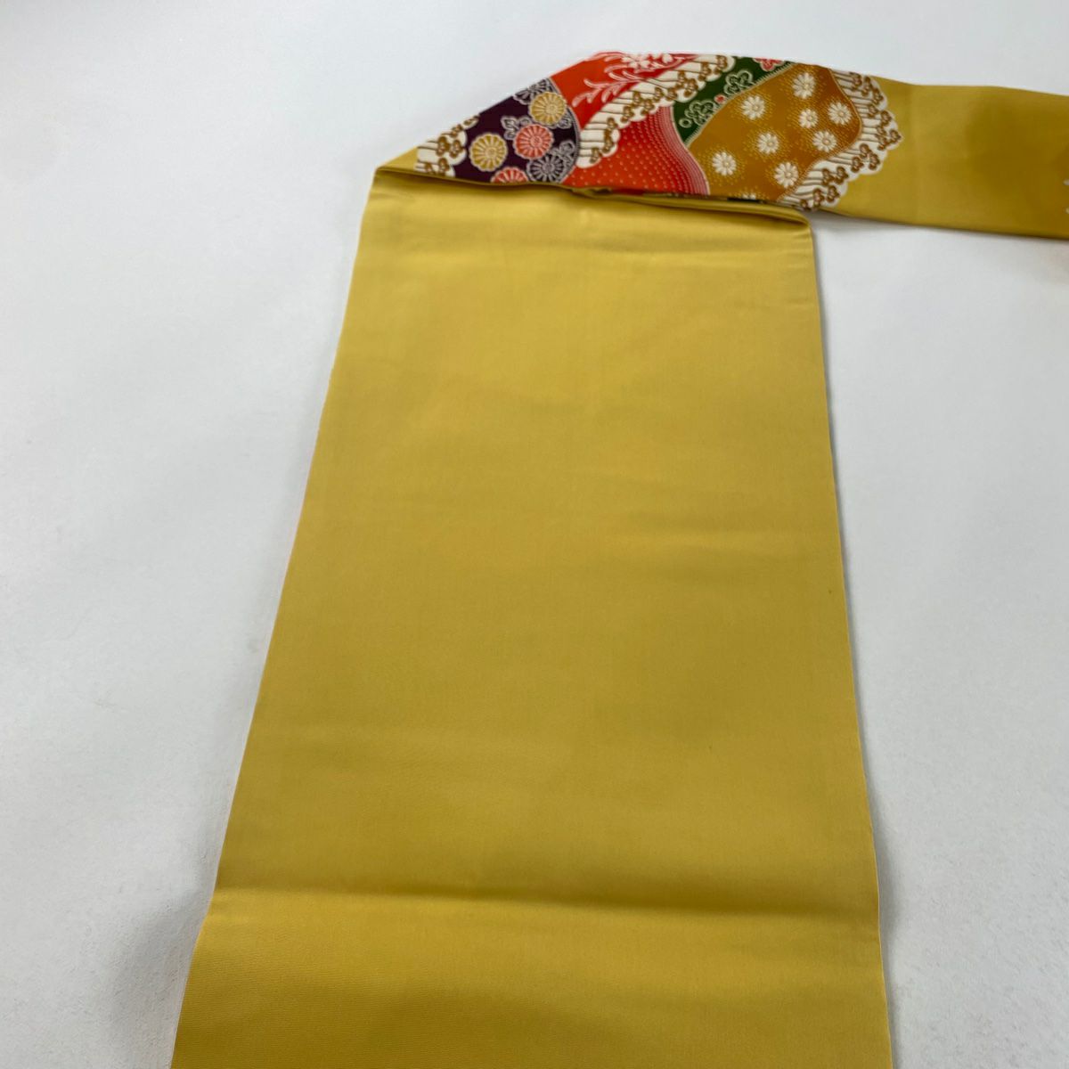 【庫存清倉】 名古屋帶 優品級 山脈 枝垂櫻 紅 純蠶絲