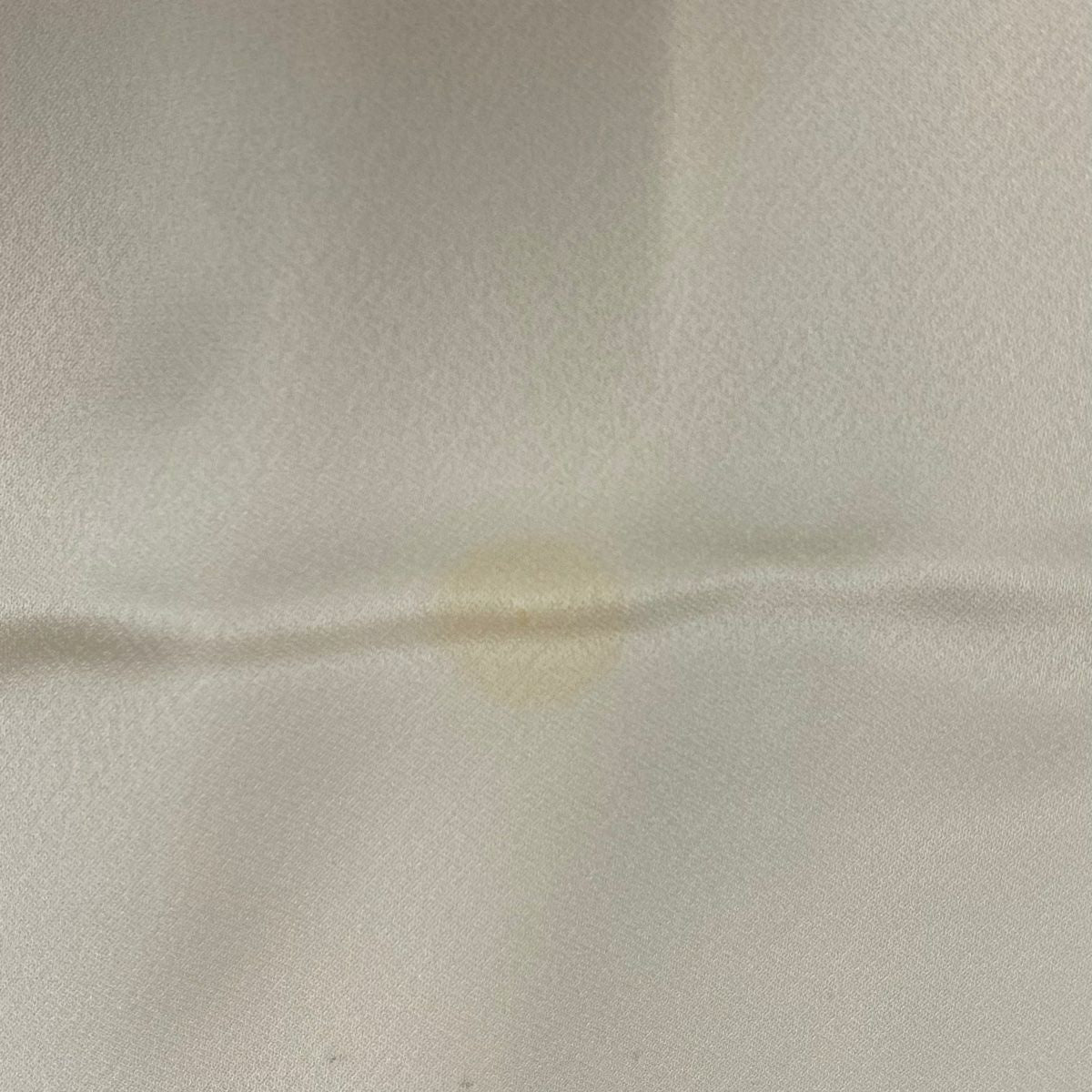 【庫存清倉】訪問服 身長164.5cm 袖長63.5cm S 雙層 草花紋紋 牡丹 漸層 奶油色 純蠶絲 優品級