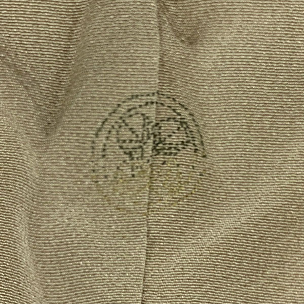 【庫存清倉】訪問服 身長152.5cm 袖長64cm M 雙層 菊花 萩 漸層 灰茶 純蠶絲 優品級 一個紋