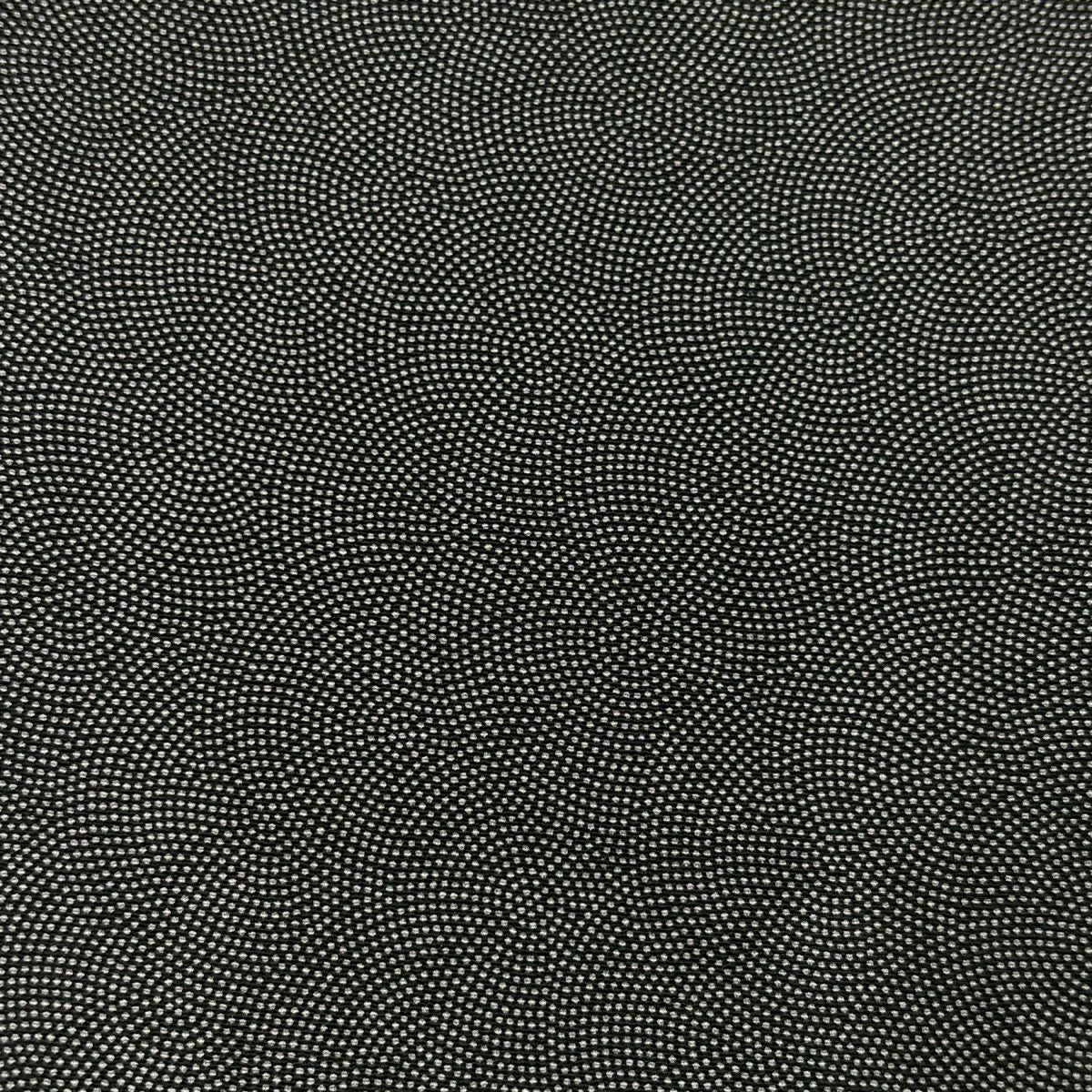 【庫存清倉】 江戶小紋 身長162.5cm 袖長63.5cm S 雙層 鮫 黑 純蠶絲 美品 名品級