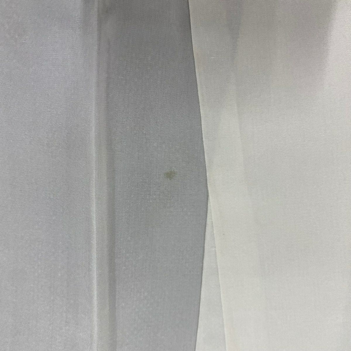 【庫存清倉】 紬織 身長156cm 袖長64cm M 雙層 短冊 葉紋 焦茶 純蠶絲 美品 秀品級