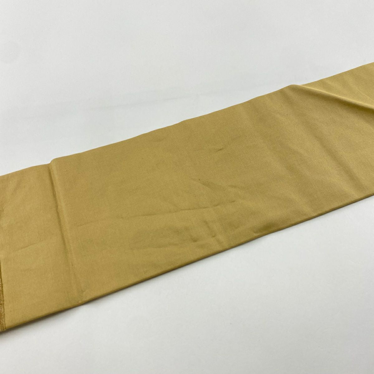【庫存清倉】 名古屋帶 優品級 大和 幾何學 黃土 純蠶絲
