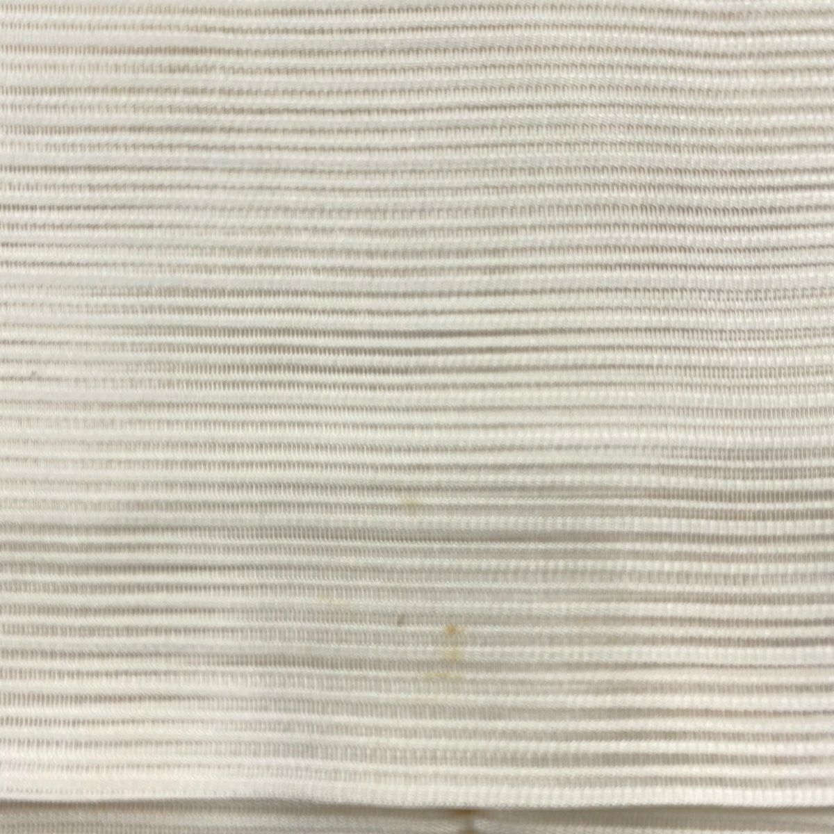 【庫存清倉】 名古屋帶 優品級 八寸名古屋帶 夏帶 絽 縞 幾何圖案 米色 純蠶絲