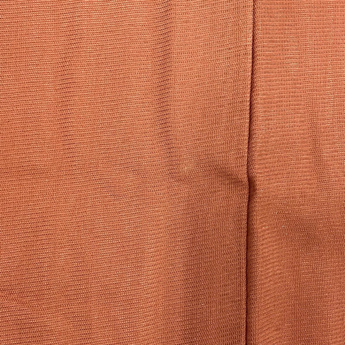 【庫存清倉】訪問服 身長156cm 袖長62.5cm S 雙層 絞染枝花 霞漸層 紅色 純蠶絲 名品級
