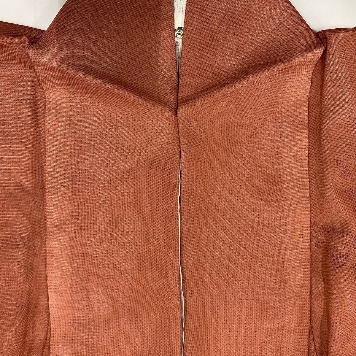 【庫存清倉】訪問服 身長156cm 袖長62.5cm S 雙層 絞染枝花 霞漸層 紅色 純蠶絲 名品級