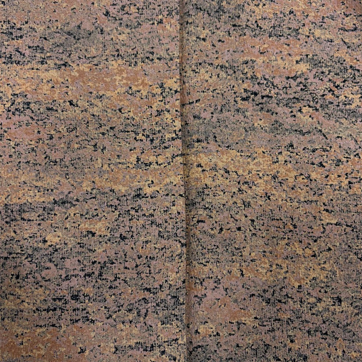 【庫存清倉】 付下 身長150cm 袖長64.5cm M 雙層 陶彩染 霞 幾何圖案 淺小豆 純蠶絲 美品 名品級 一個紋