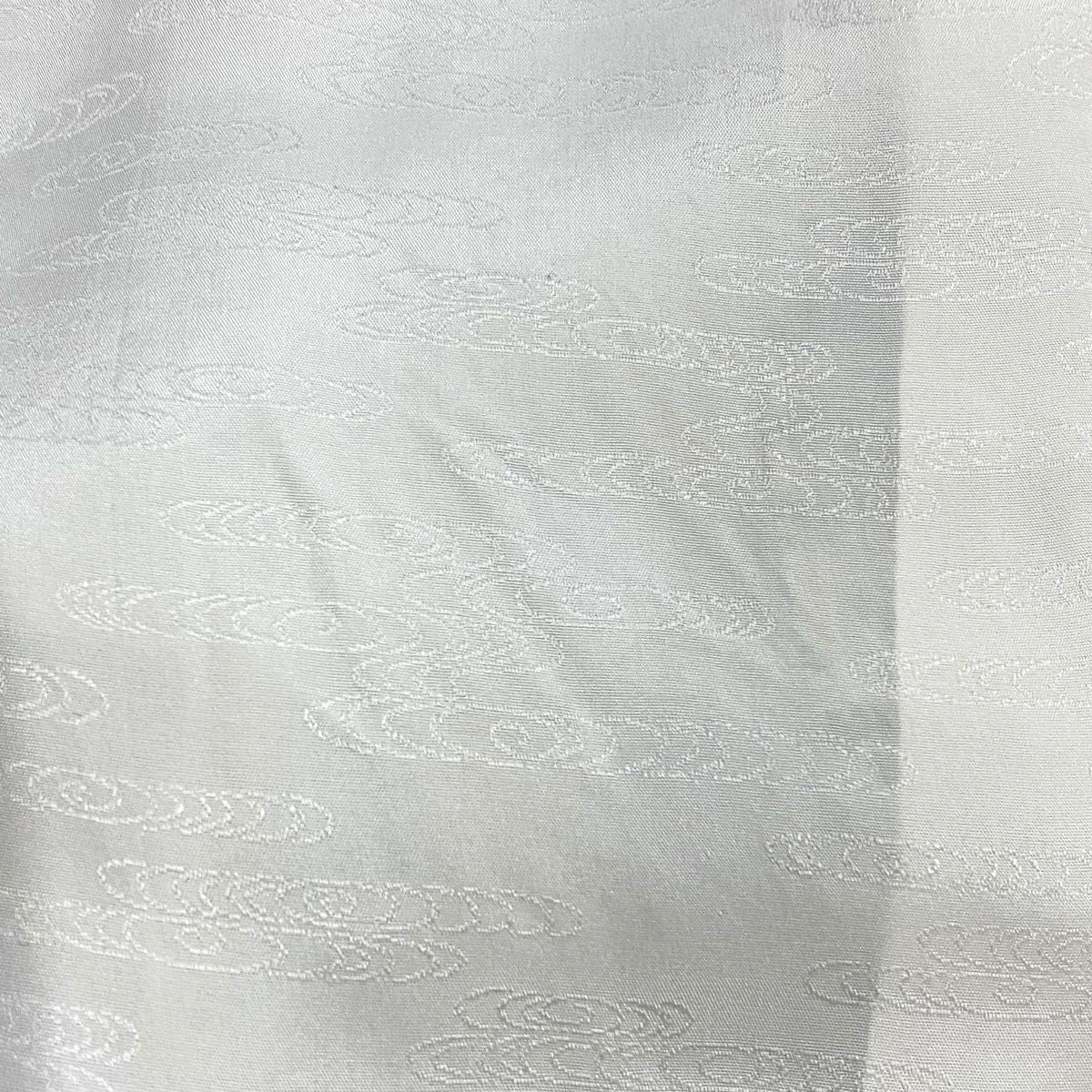 【庫存清倉】訪問服 身長164.5cm 袖長66cm M 雙層 松樹葉 蕾 灰綠 純蠶絲 優品級
