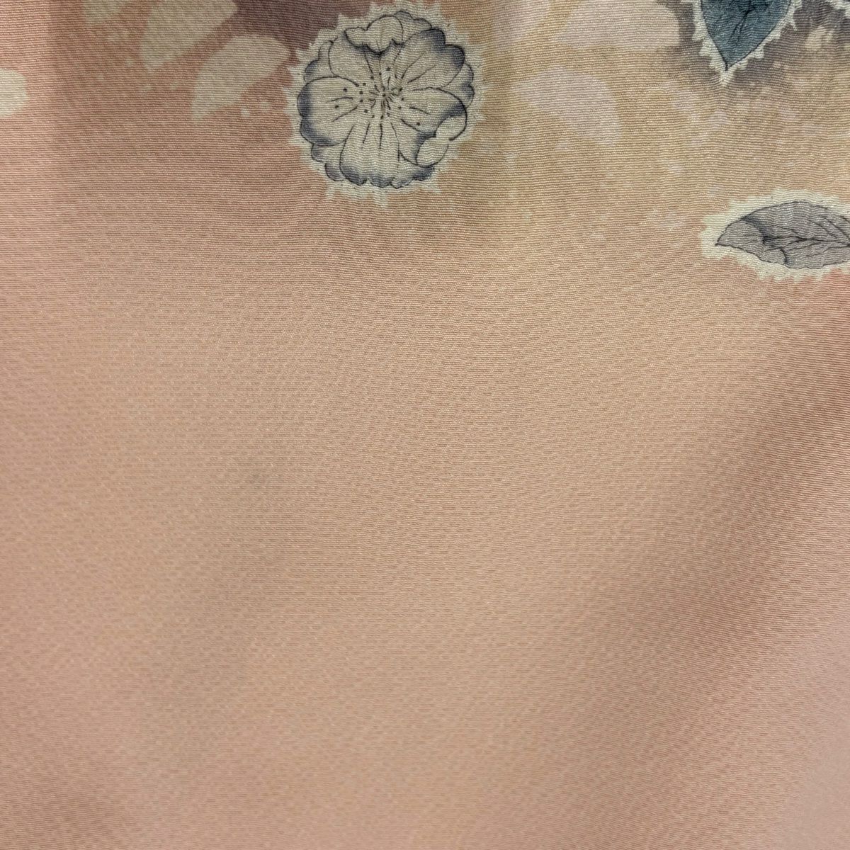 【庫存清倉】訪問服 身長157cm 袖長64cm M 雙層 落款有 辻花染 漸層 粉紅 純蠶絲 名品級