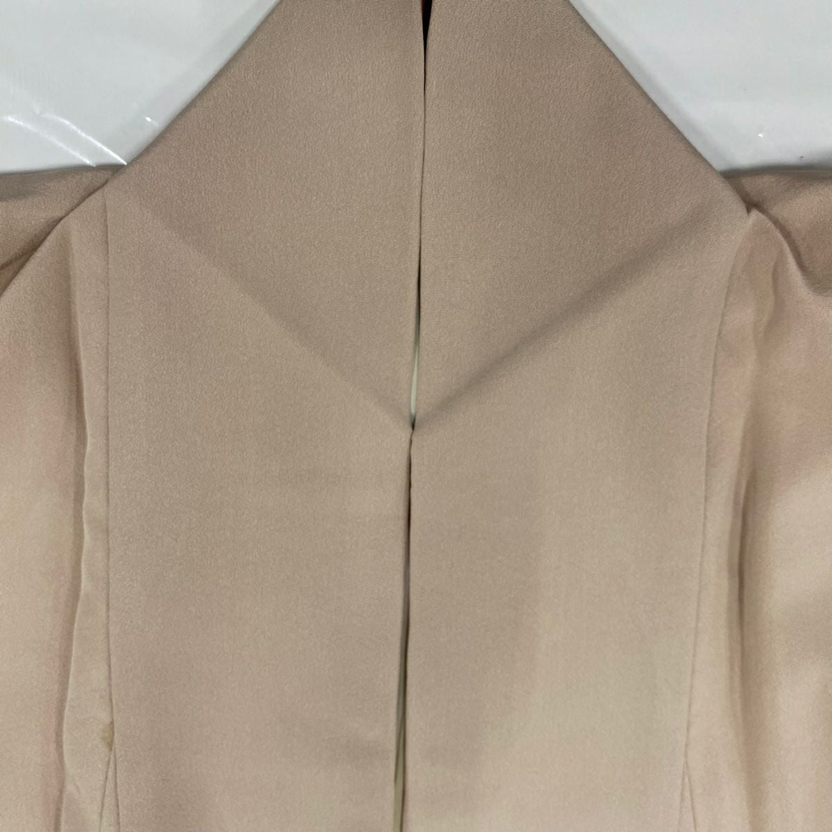 【清倉特賣】 留袖禮服禮服 身長153cm 袖長63cm S 雙層 落款有 風景 松樹竹子梅花 漸層 薄小豆 純蠶絲 名品級 五個紋