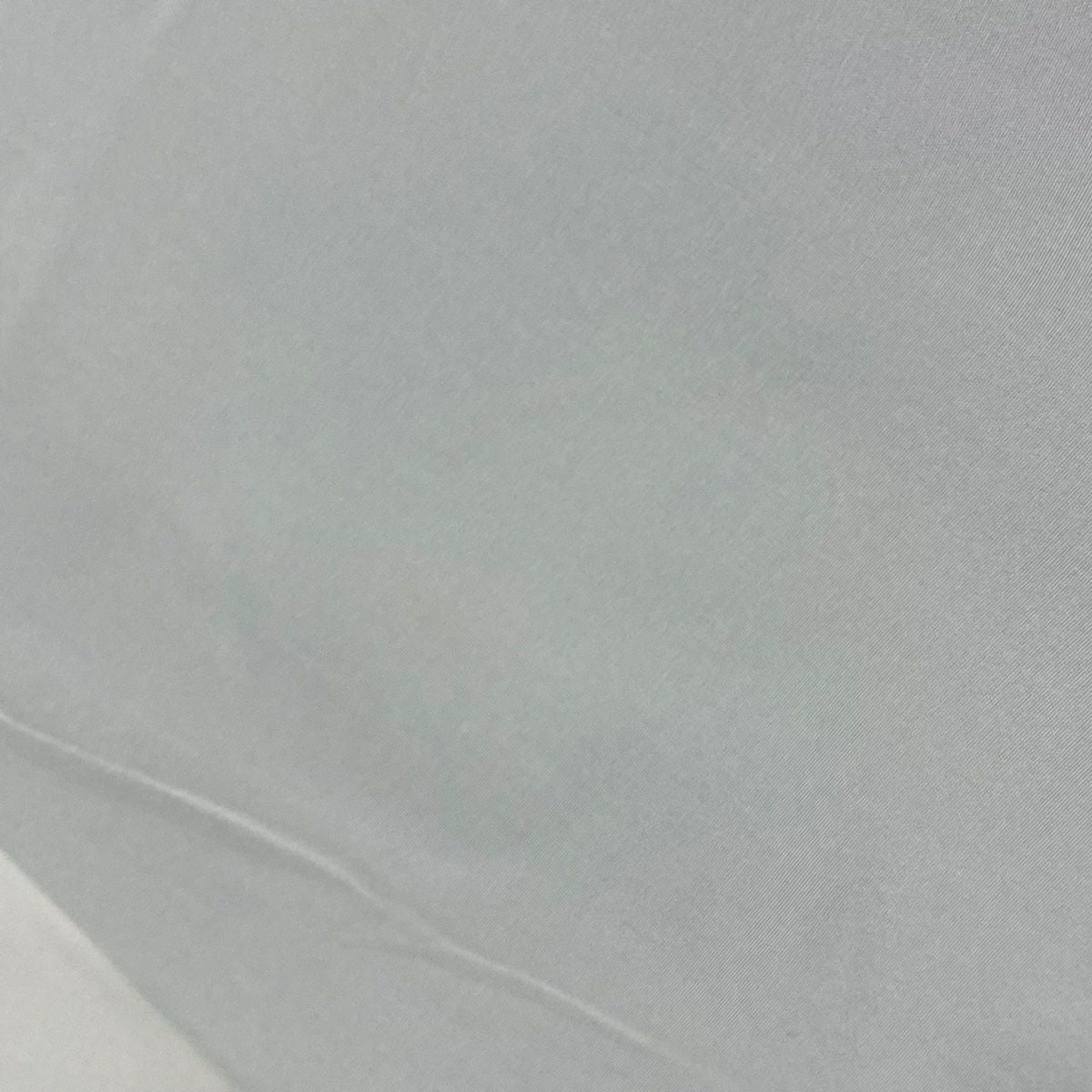 【庫存清倉】 付下 身長156cm 袖長63cm S 雙層 落款 牡丹 草花紋 灰綠 純蠶絲 名品級