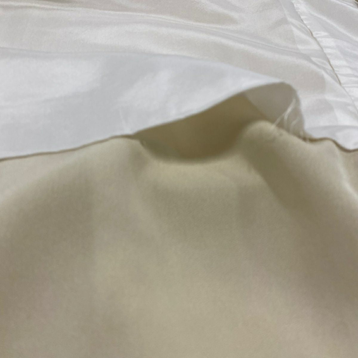 【庫存清倉】訪問服 身長161cm 袖長63cm S 雙層 辻花染圖案 霞 絞染 米色 純蠶絲 優品級
