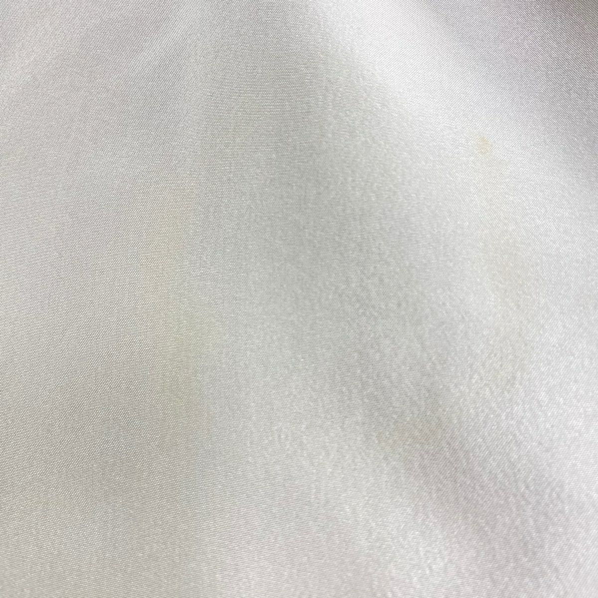 【庫存清倉】 付下 身長158.5cm 袖長69cm L 雙層 和田光正 落款 仙鶴 松樹 金銀彩 漸層 灰茶 純蠶絲 逸品級