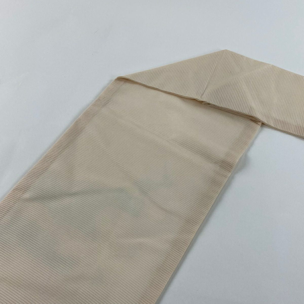 名古屋帶 優品級 夏帶 絽 草花紋 銀糸 金金箔 淺粉色 純蠶絲
