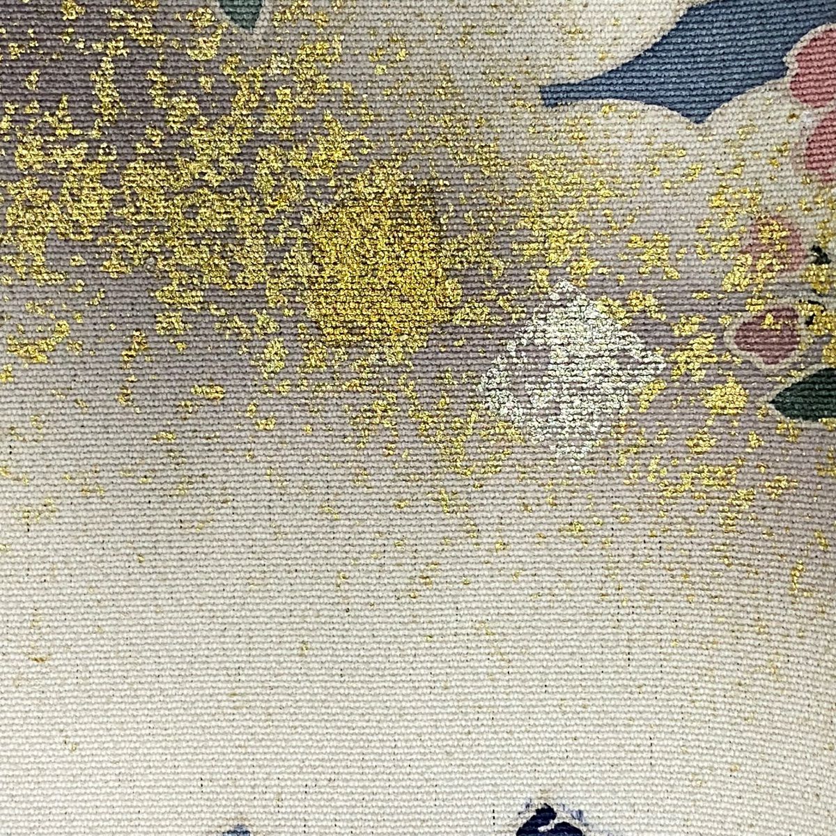 黑留袖禮服 身長154.5cm 袖長62cm S 雙層 落款あり 松樹梅花 御所車 金銀彩 黑 純蠶絲 秀品級